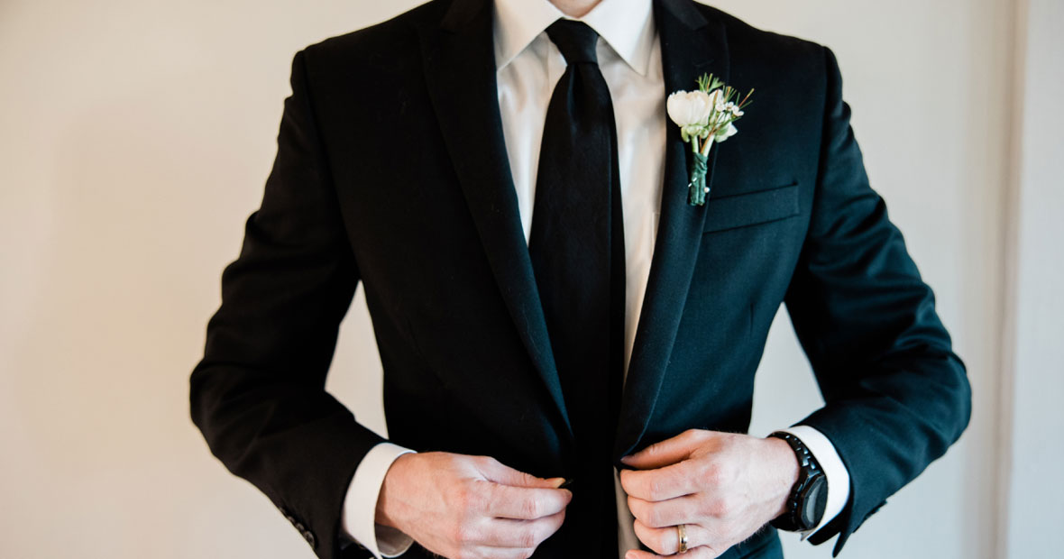 costume pour témoin de mariage